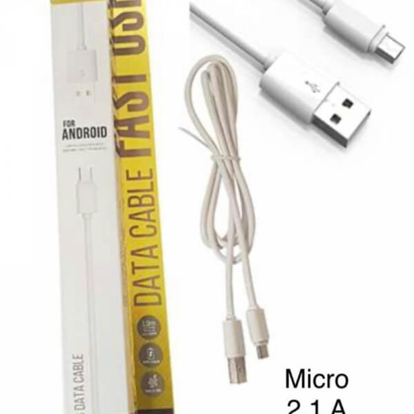CABLE LDNIO SY-03 V8 BLANCO 1 MTS FAST USB caja amarilla
