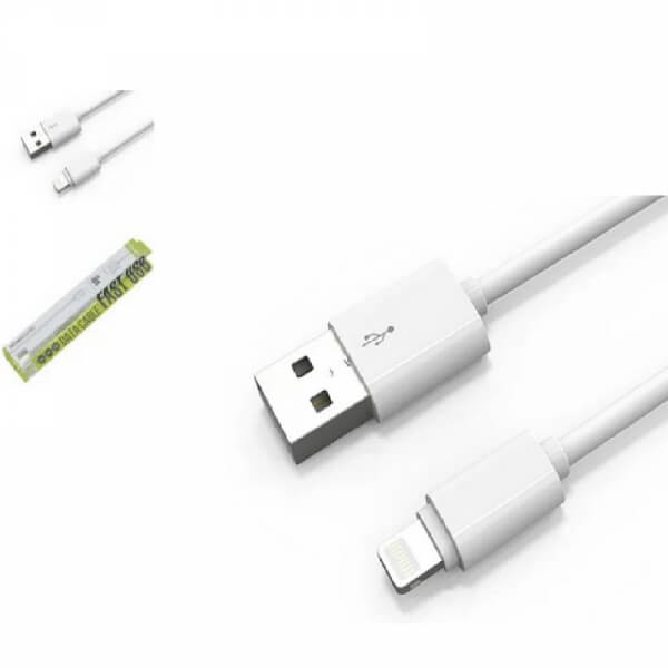 CABLE LDNIO SY-03 IPH BLANCO 1 MTS FAST USB caja verde