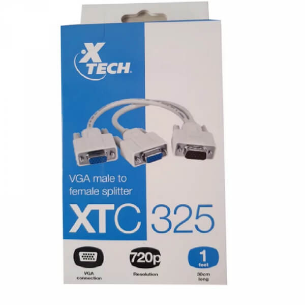 Xtech - VGA cable - VGA (Male) Spliter 30CM