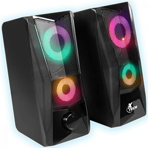 PARLANTE XTECH INCENDO 2.0 STEREO MULTIMEDIA SPKS WLED LIGHTS XTS130