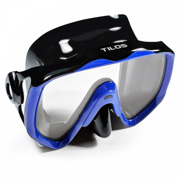 MÁSCARA MODELO TITÁNICA PARA ADULTO COLOR AZUL/NEGRO MARCA TILOS