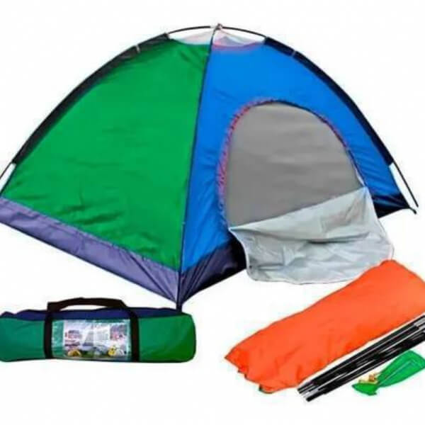 Carpa camping impermeable portatil para 3 personas