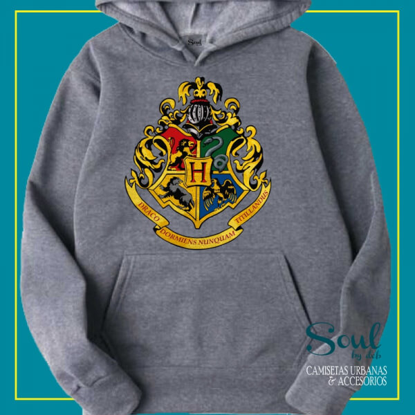 Hoodie Escudo Hogwarts Harry Potter