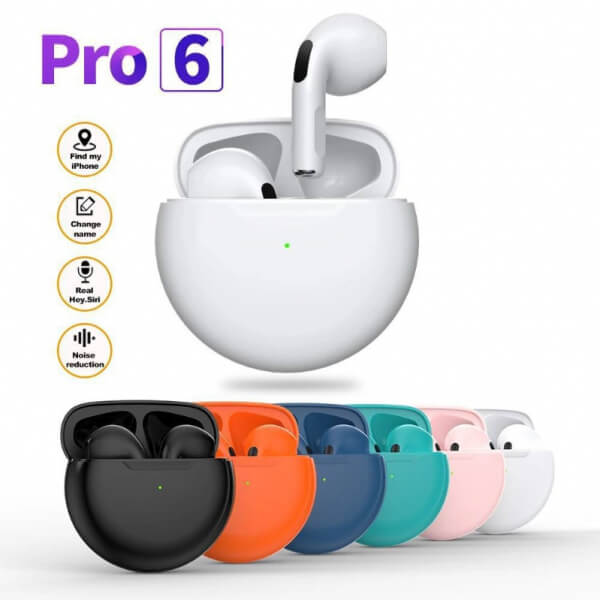 Audífonos inalámbricos Bluetooth pro 6