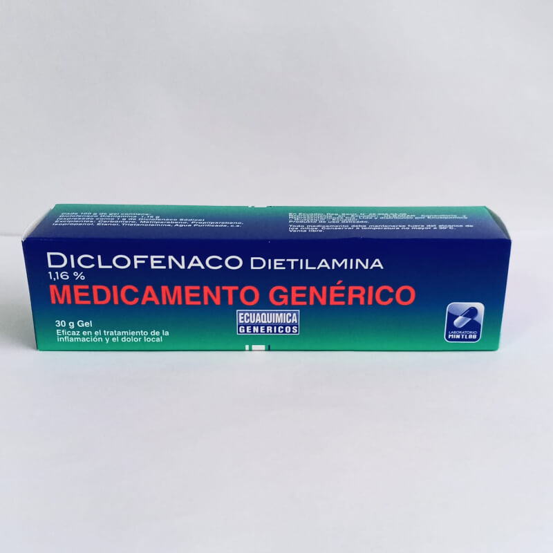 DICLOFENACO Dietilamina 1.16% 30 g GEL