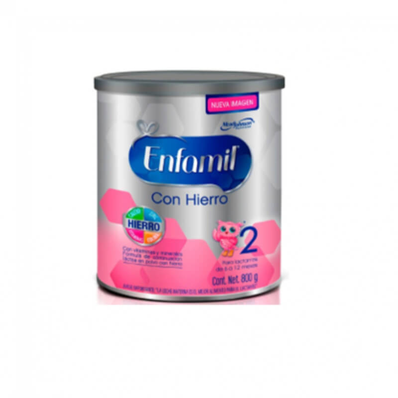 ENFAMIL 2 CON/HIERRO X 800GR