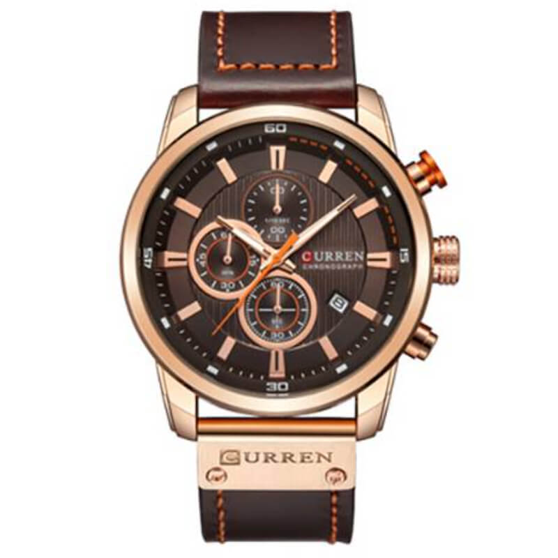 Reloj Hombre Lujo Cronografo Deportivo CURREN 8291, Deluxe, Elegante