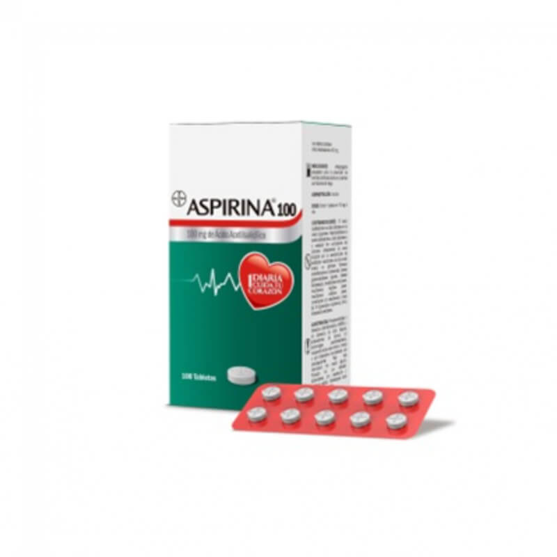 ASPIRINA 100MG TABLETAS X 100