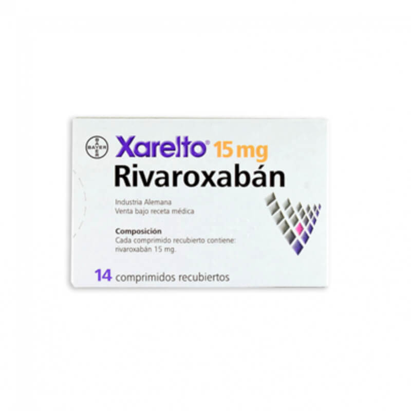 XARELTO 15MG COMPRIMIDOS X 14