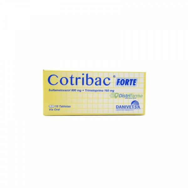 COTRIBAC FORTE 800/160MG TABLETAS X 10*1