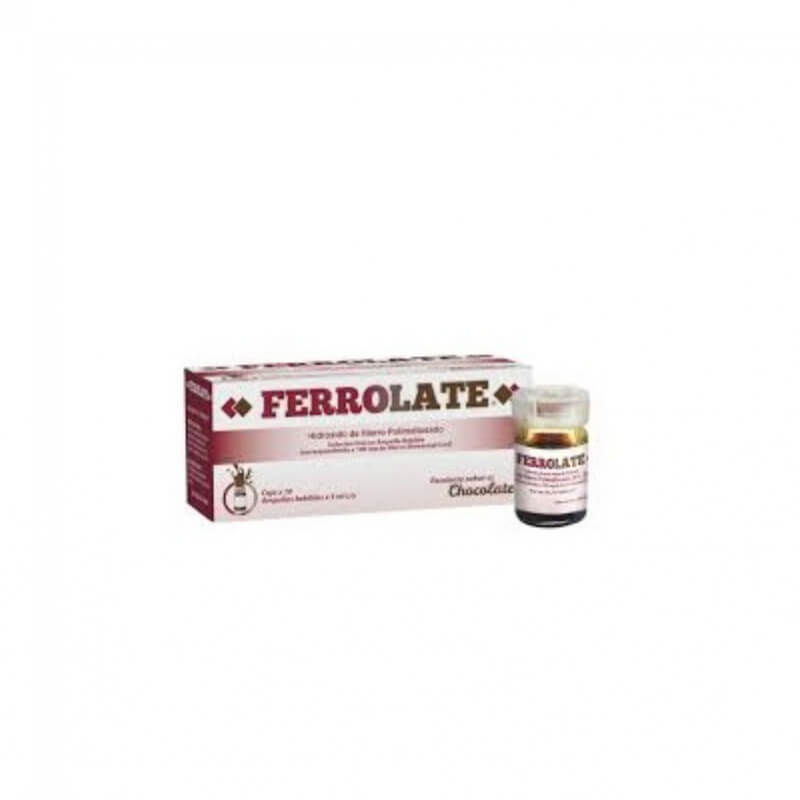 FERROLATE CHOCO AMPOLLAS BEBIBLES 10ML X 10