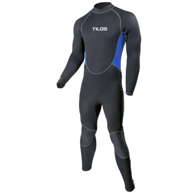 TRAJE DE BUCEO LARGO PARA HOMBRE 7/5 MM SEMI-SECO COLOR NEGRO TALLA L MARCA TILOS