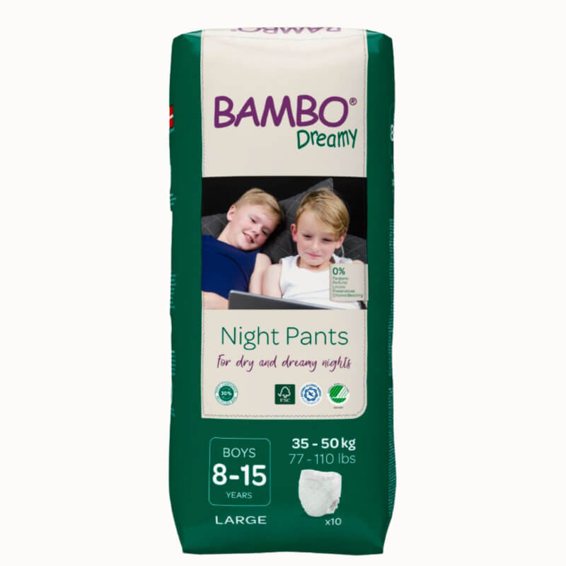 PAÑALES BAMBO DREAMY NIGHT PANTS NIÑO L 10 / 8-15 años / 35-50 kg