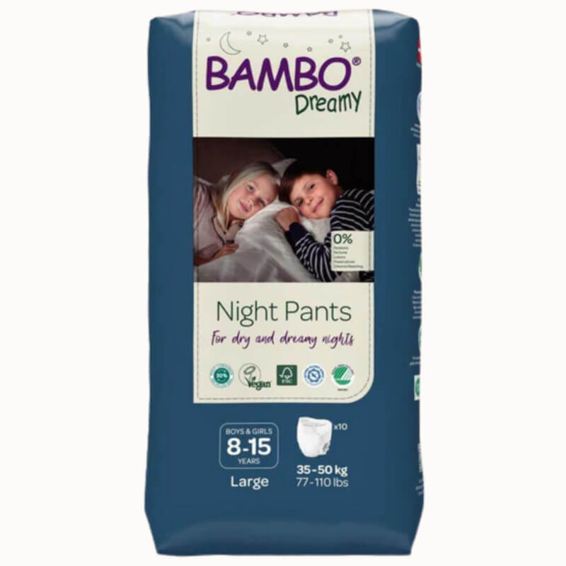 PAÑALES BAMBO DREAMY NIGHT PANTS UNISEX L 10