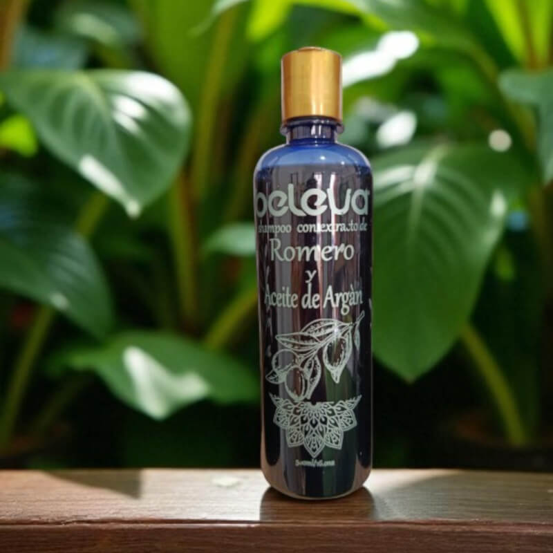 SHAMPOO CON EXTRACTO DE ROMERO Y ACEITE DE ARGAN 500ML