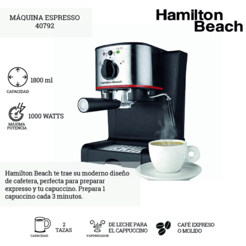 MAQUINA DE EXPRESO HAMILTON 15 BAR