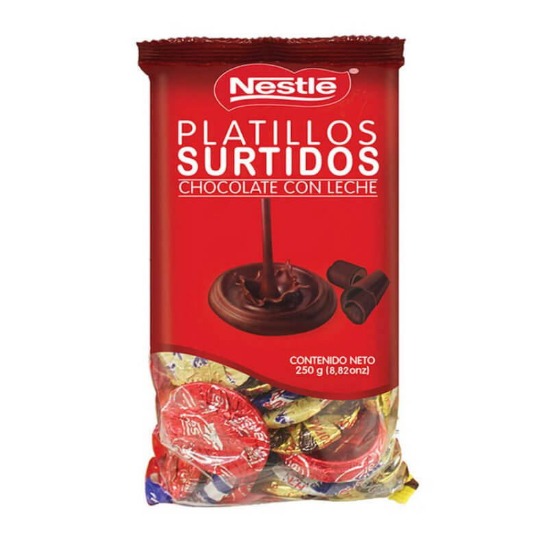 PLATILLOS CHOCOLATES SURTIDOS 250G