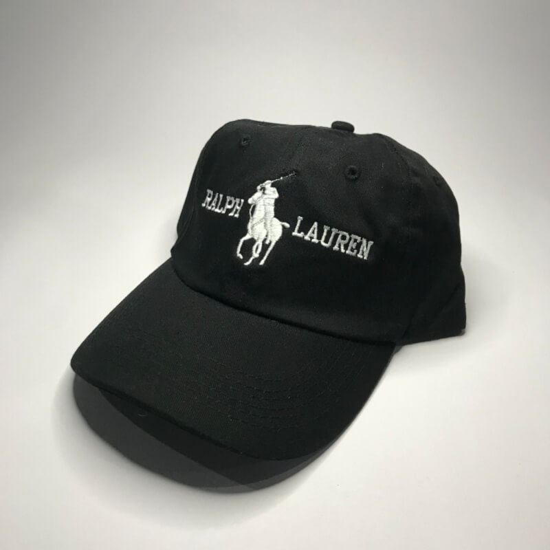 Gorra negra curva Ralph Lauren
