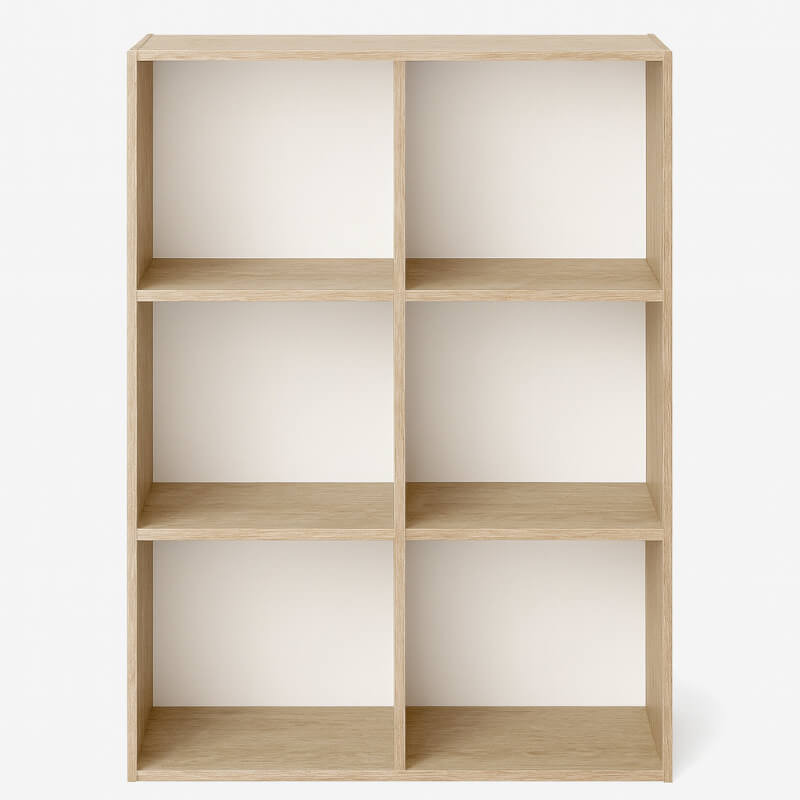 Juguetero X6 tipo madera natural