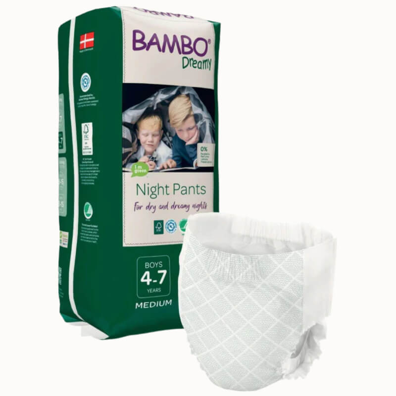 PAÑALES BAMBO DREAMY NIGHT PANTS NIÑO M 10 / 4-7 años / 15-35kg