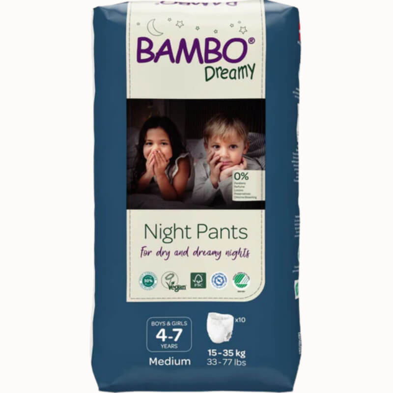 PAÑALES BAMBO DREAMY NIGHT PANTS UNISEX M 10