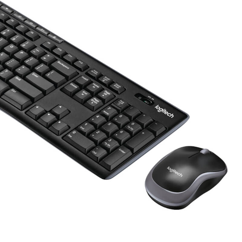 Logitech - Keyboard and mouse set - Wireless - Graphite - MK370 Combo for Business Span