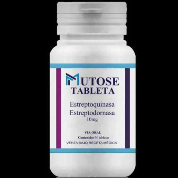 MUTOSE TABLETAS FRASCO X 30*1