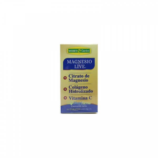 MAGNESIO LIVE 890MG TABLETAS X 90 *1(*)