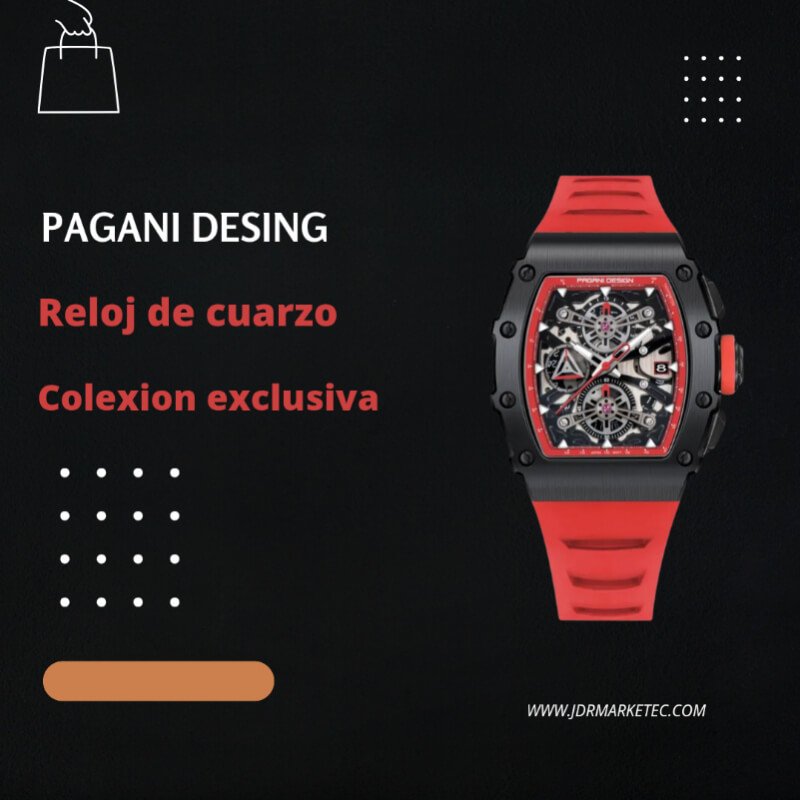 PAGANI DESING reloj analógico de cuarzo para hombre