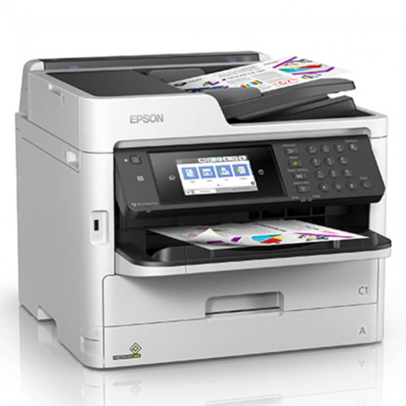 EPSON IMPRESORA MULTIFUNCION WORKFORCE PRO WF-5790 COPIA, ESCANEA, IMPRIME, FAX, RED, WI-FI, DUPLEX, 24PPM NEGRO Y COLOR, BANDEJA DE PAPEL 250 HORAS,