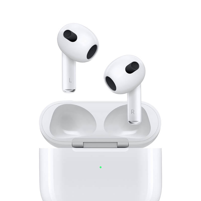 Apple AirPods with Lightning Charging Case - 3ª generación - auriculares inalámbricos con micro - auriculares de oído