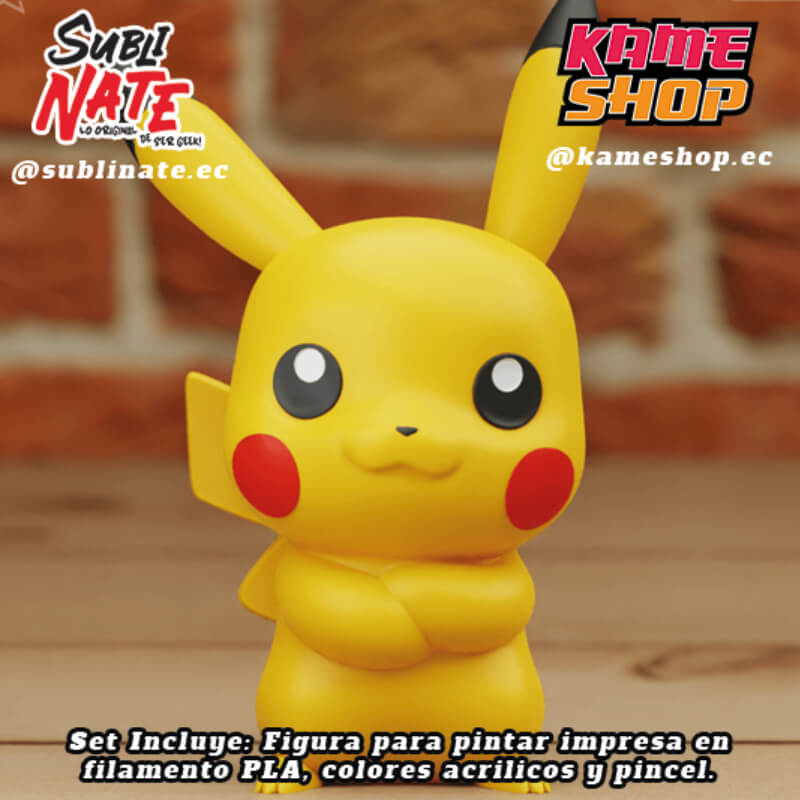 Kit para pintar Pokemon - Pikachu Ver.1