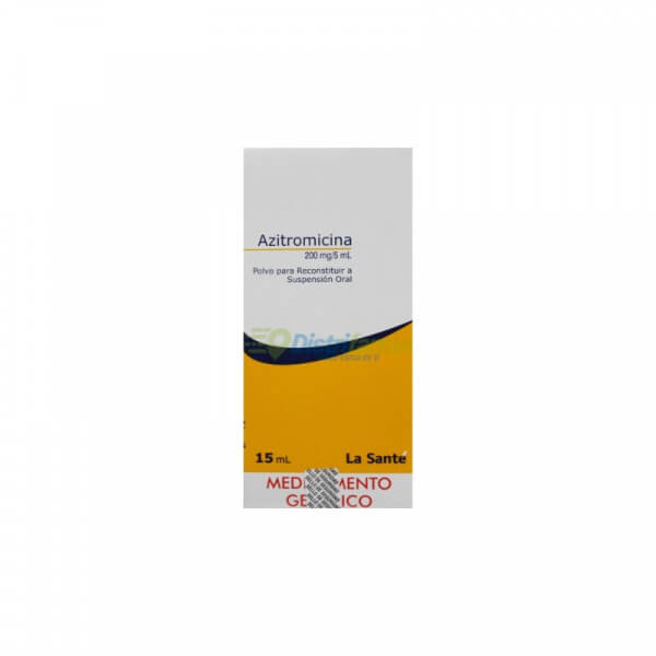 AZITROMICINA 200MG SUSPENSION 5ML 15ML*1