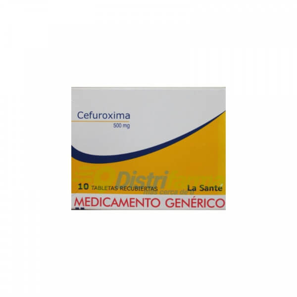 CEFUROXIMA 500MG TABLETAS X 10*1