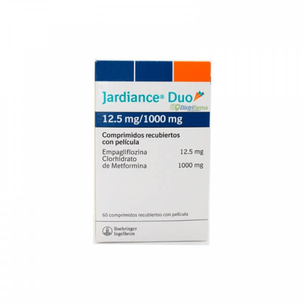 JARDIANCE DUO 12.5/1000MG COMPRIMIDOS X 60*6