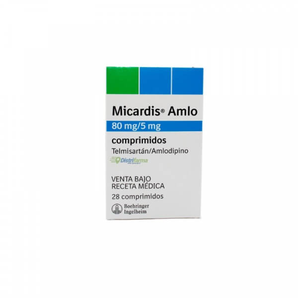 MICARDIS AMLO 80MG/5MG COMPRIMIDOS X 28*4