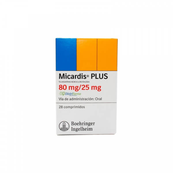 MICARDIS PLUS 80/25MG COMPRIMIDOS X 28*4