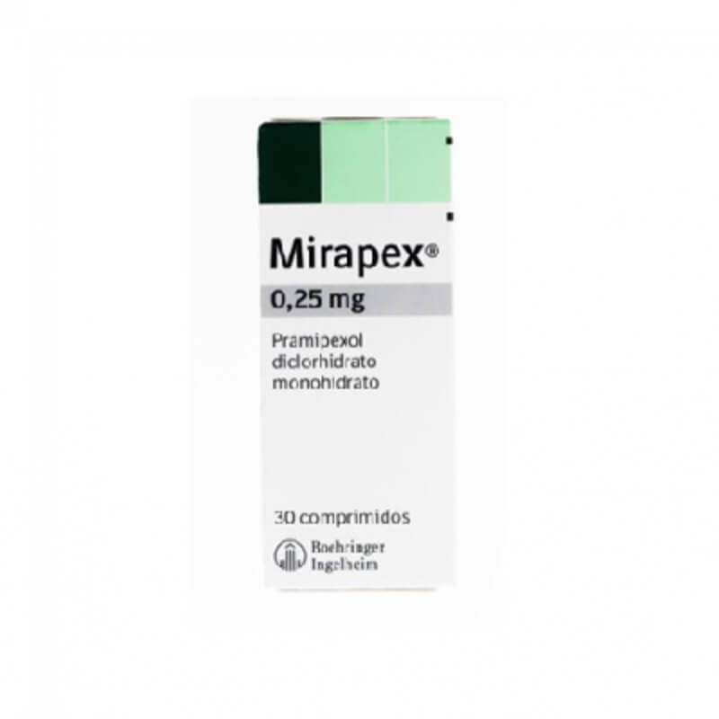 MIRAPEX 0.25MG TABLETAS X 30