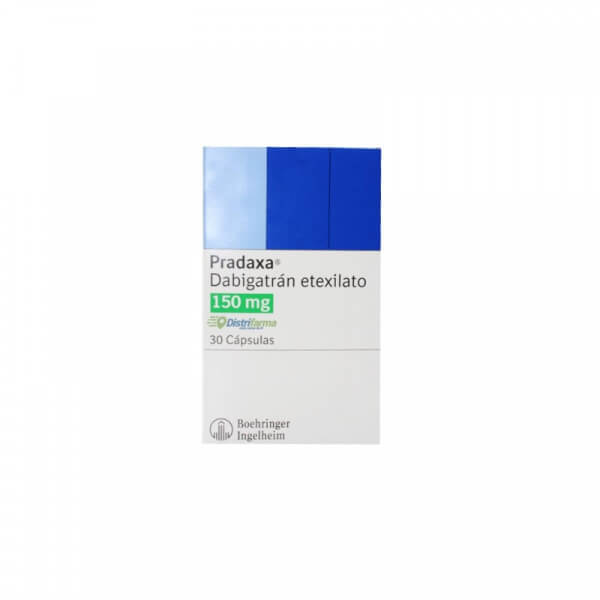 PRADAXA 150MG CAPSULAS X 30*3