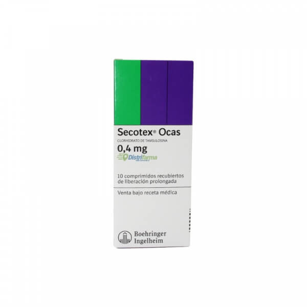 SECOTEX OCAS 0.4MG COMPRIMIDOS X 10*1