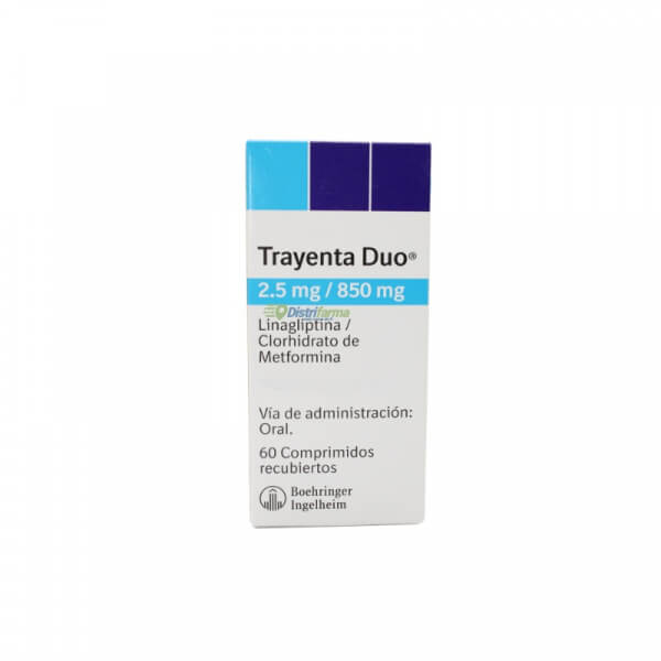 TRAYENTA DUO 2.5/850MG COMPRIMIDOS X 60*1