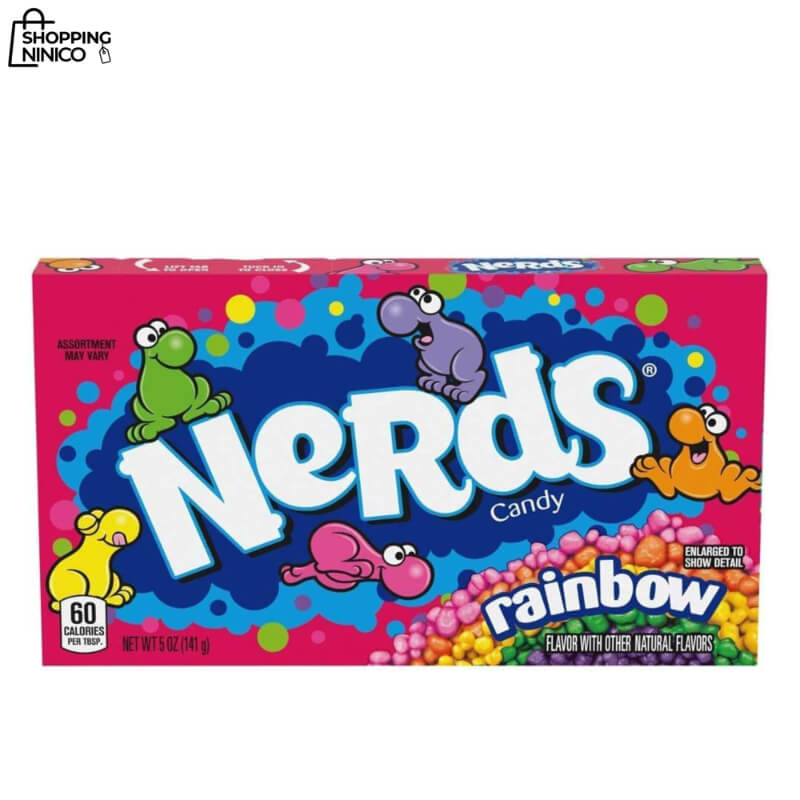 Nerds Rainbow de Wonka - Dulces Multicolor de Sabores Frutales - 141g