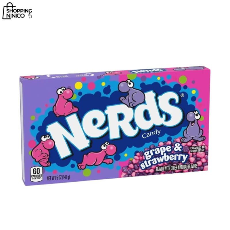Dulces Nerds Grape and Strawberry 141 g