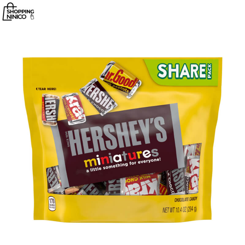 Surtido de Miniaturas de Chocolate Hershey's - Variedad Premium 10.4 oz