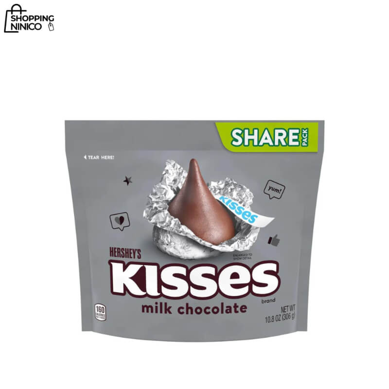 Hershey's Kisses Chocolate con Leche - Bolsa de 10.8 oz - Perfecto para Compartir y Celebrar
