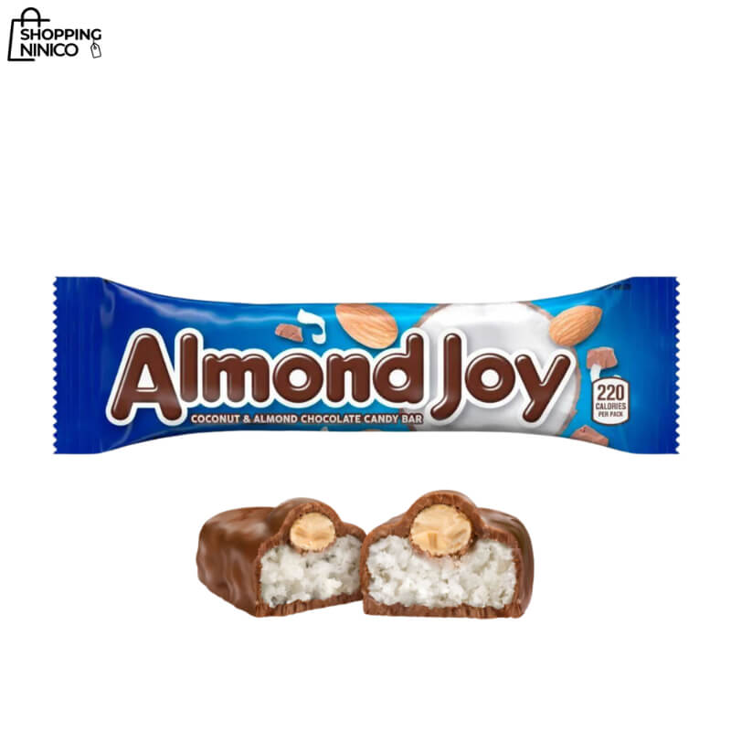 Barra de Chocolate ALMOND JOY - Coco y Almendra en Chocolate con Leche, 1.61 oz