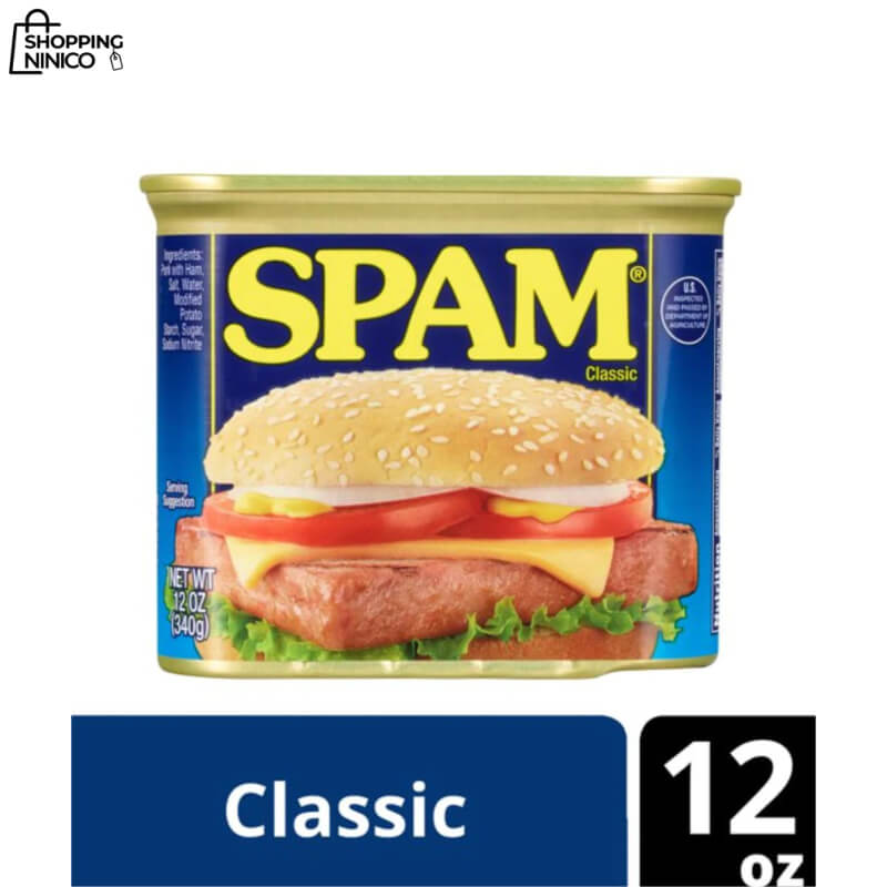 SPAM Classic - Carne en Lata Versátil con 7g de Proteína, 12 oz