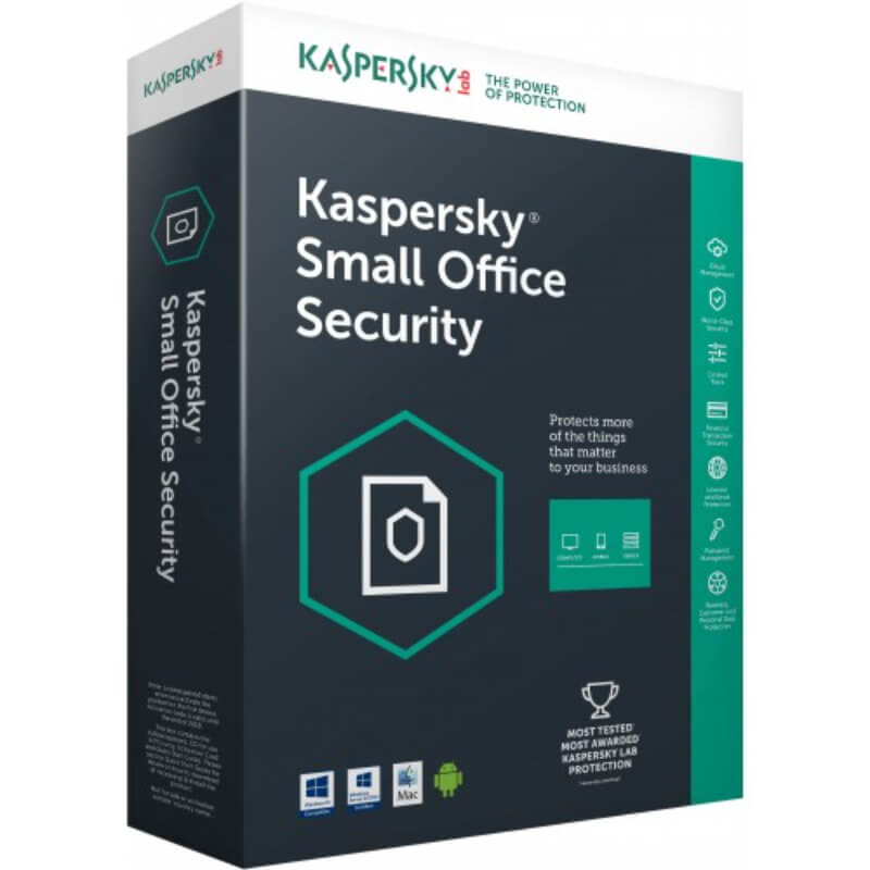 Kaspersky Small Office - Licencia Base ESD - 10 PCs - 10 Dispositivos - 1 Servidor Archivos - 1 Año