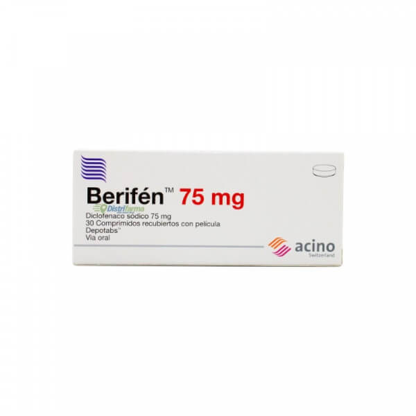 BERIFEN 75 SR TABLETAS X 30*3