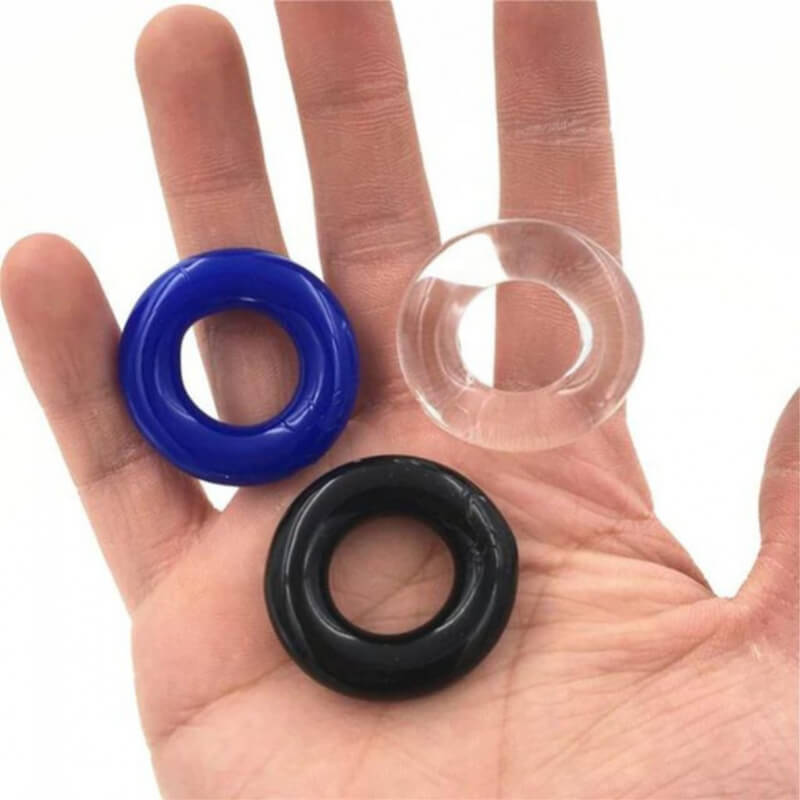 anillo-vibrador-kit de 3 unidades para hombre retardante de eyaculacion precoz